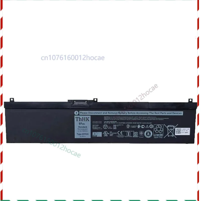 

ThHK NEW 97WH 64WH NYFJH Laptop Battery For Dell Precision 7530 7730 7540 7740 P34E P74F