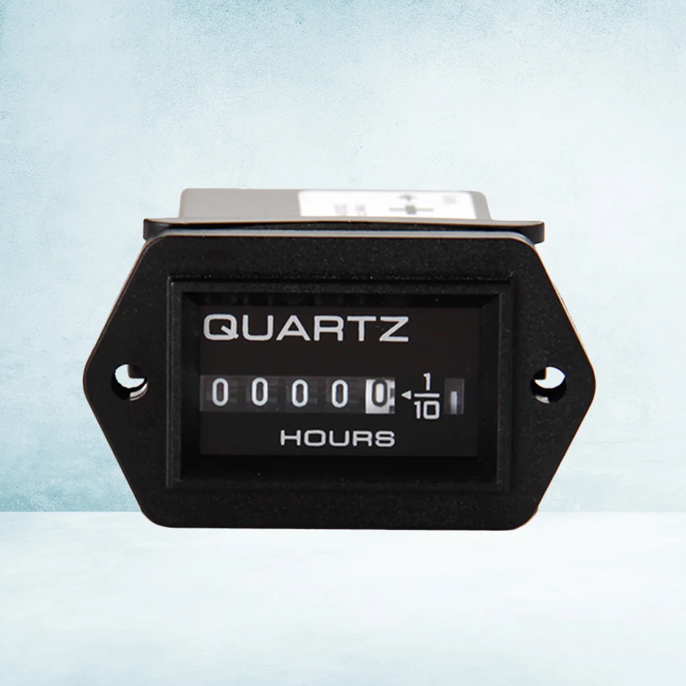 

Engine Tach Hour Meter 12-36V Digital LCD Display Cumulative for Lawn Mower Motorcycle Agricultural Machinery