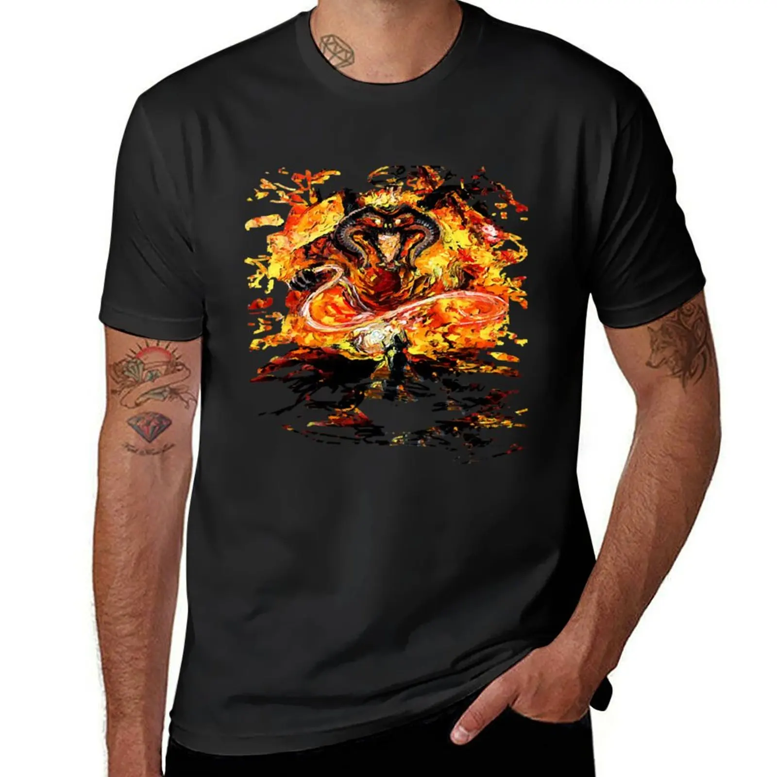 vangogh T-Shirt quick-drying plus size tops heavyweight t shirts for men