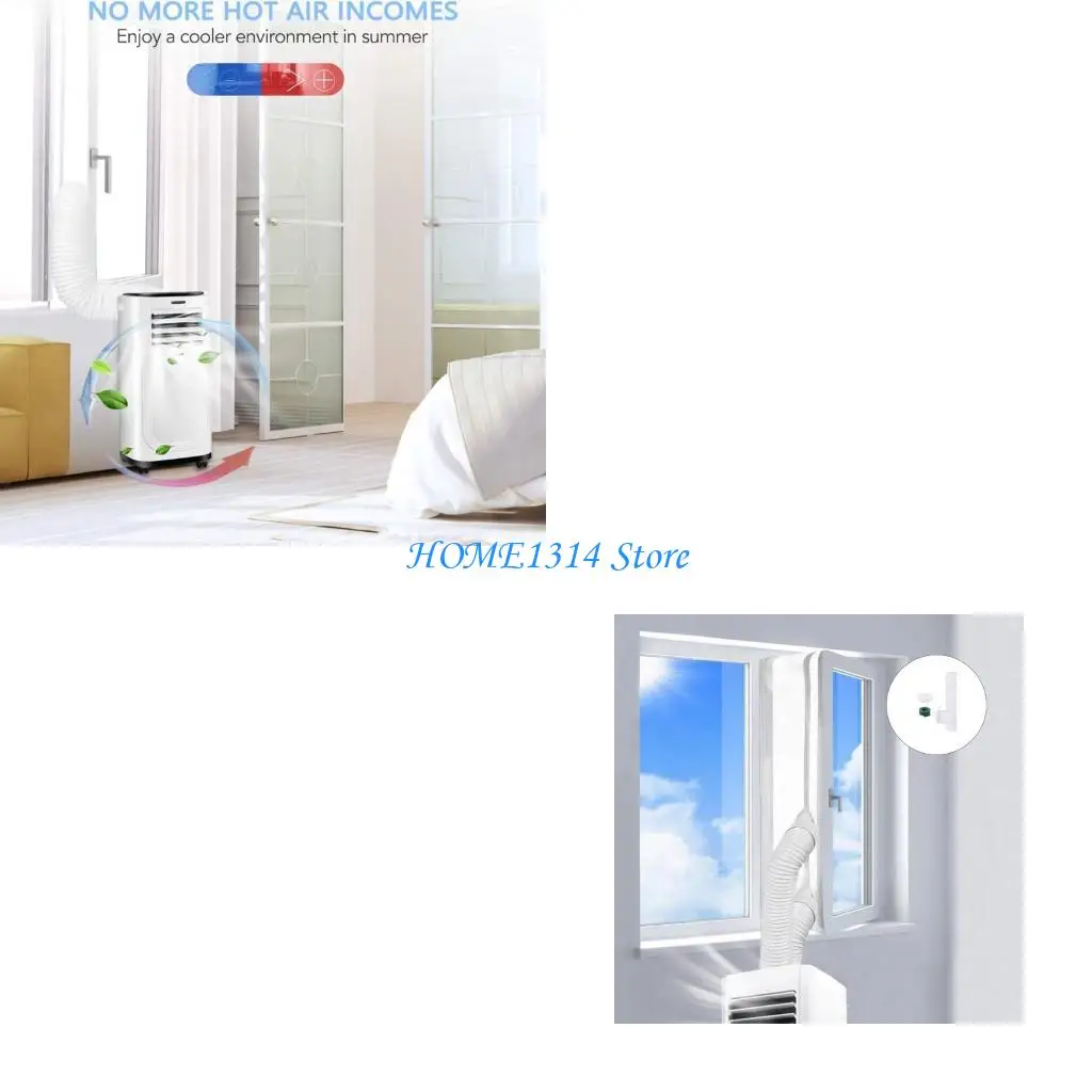 

M6CE Водонепроницаемое уплотнение для окон с воздушным замком Портативная уплотнительная ткань для окон для кондиционирования