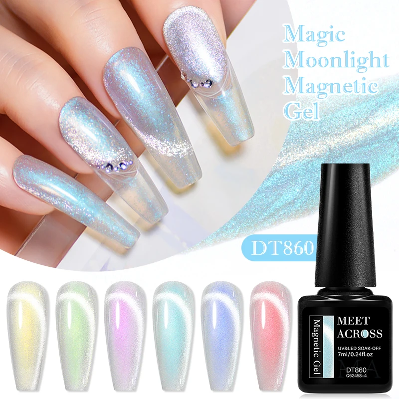 7ml Auroras Moonlight Cat Magnetic Gel Nagellack Funkelnder Schimmer Glitter Semi Permanant Soak Off Nail Art Lack Maniküre