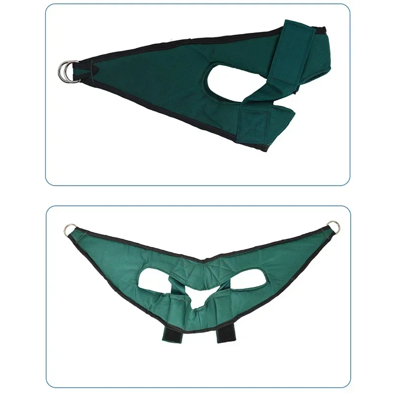 أدوات العلاج بتقويم العمود الفقري الرقبة تسخير الرقبة نقالة معلقة جهاز سحب عنق الرحم الرقبة تمتد حزام عظم العظام لتخفيف الآلام