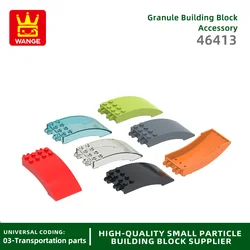 Wange 80Pcs/Lot 46413 Windshield Cockpit Cover Building Block Moc Accessories Compatible with Bricks DIY Children Toy Gift Box