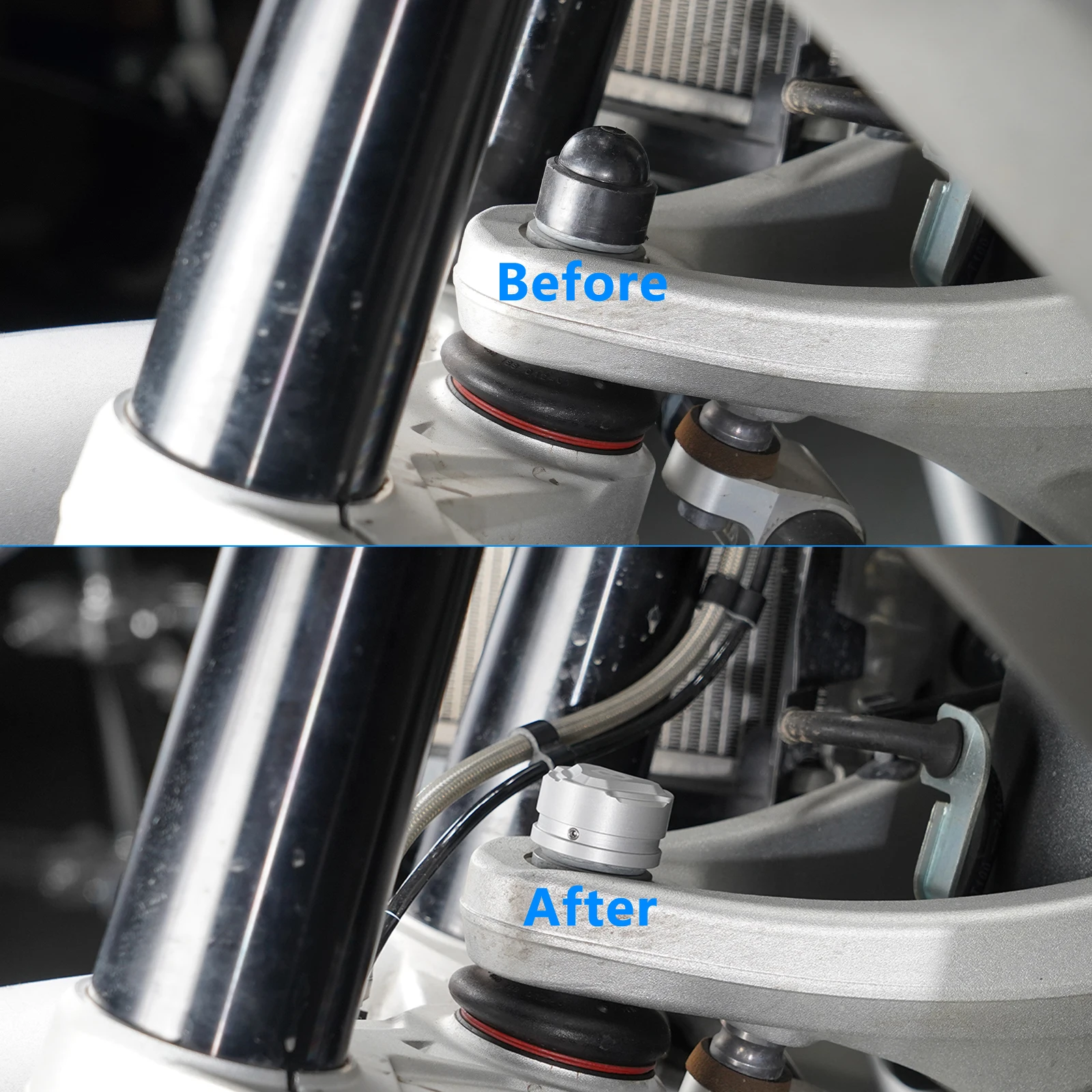 For 2019-2024 BMW R1250GS Motorcycle Suspension Linkage Cap Nut Cover for BMW R1250GS Adventure R1250GSA 2019-2024