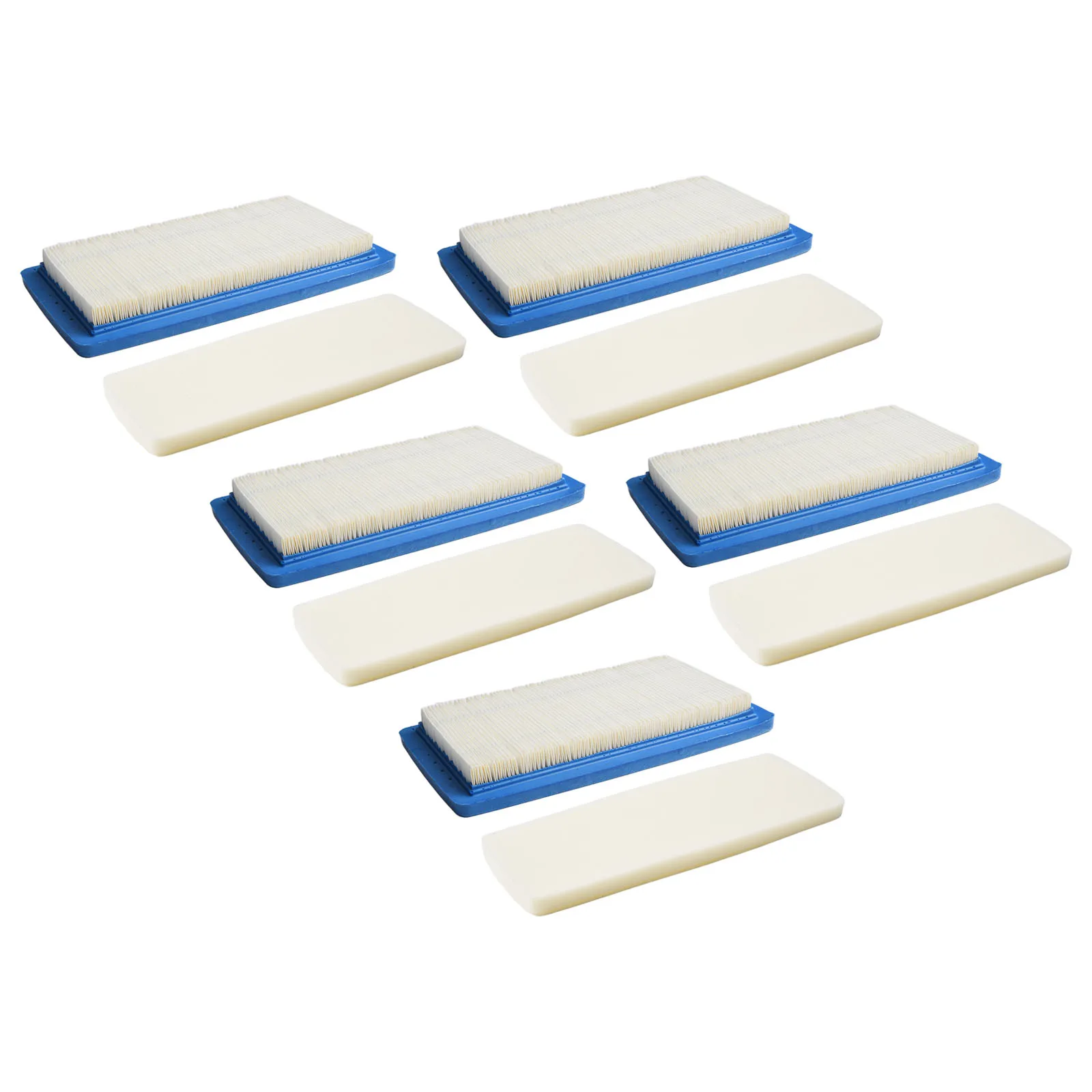 5-Pack Air Filter With Filter Kit Fit For ECHO PB-8010 And PB-9010 Backpack Leaf Blowers Garden Power Accessories
