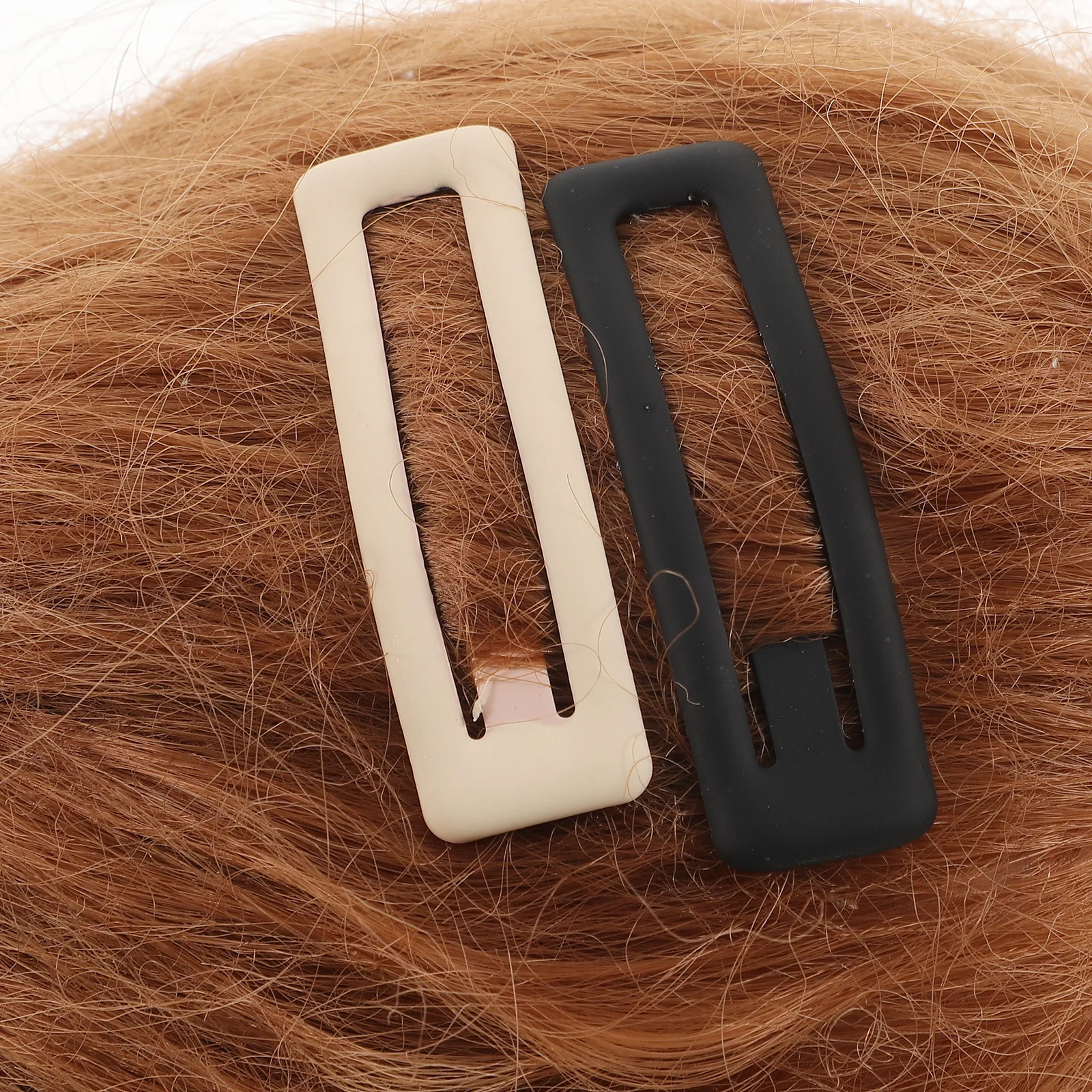 

9Pcs Snap Hair Clips Matte Metal Barrettes Simple Design Hair Accessories for Women Girls Daily Use Kids Hairpin