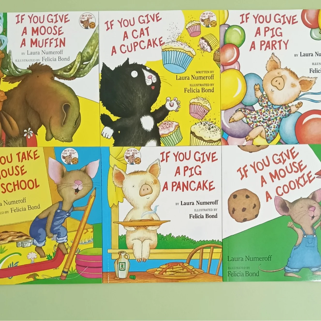 

6 книг/набор, серия «Если вы даете мыши, печенье», книги с картинками для детей, книги для изучения английского чтения для детей от 5 до 8 лет