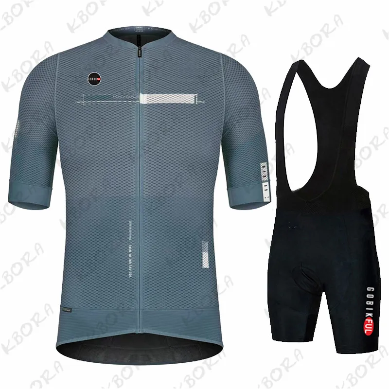 Breathable Cycling Jersey Set for Men, Mountain Bike Suit, Summer, 2023