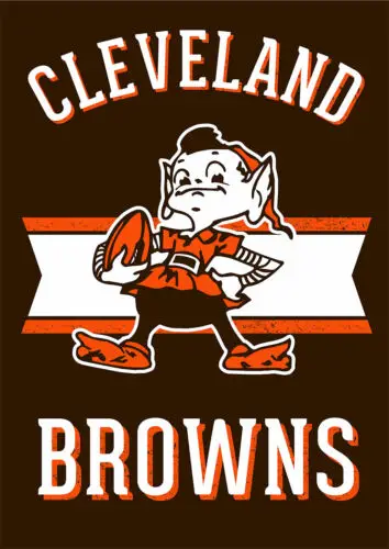 Retro Browns House Flag Double-Sided  Briarwood Lane