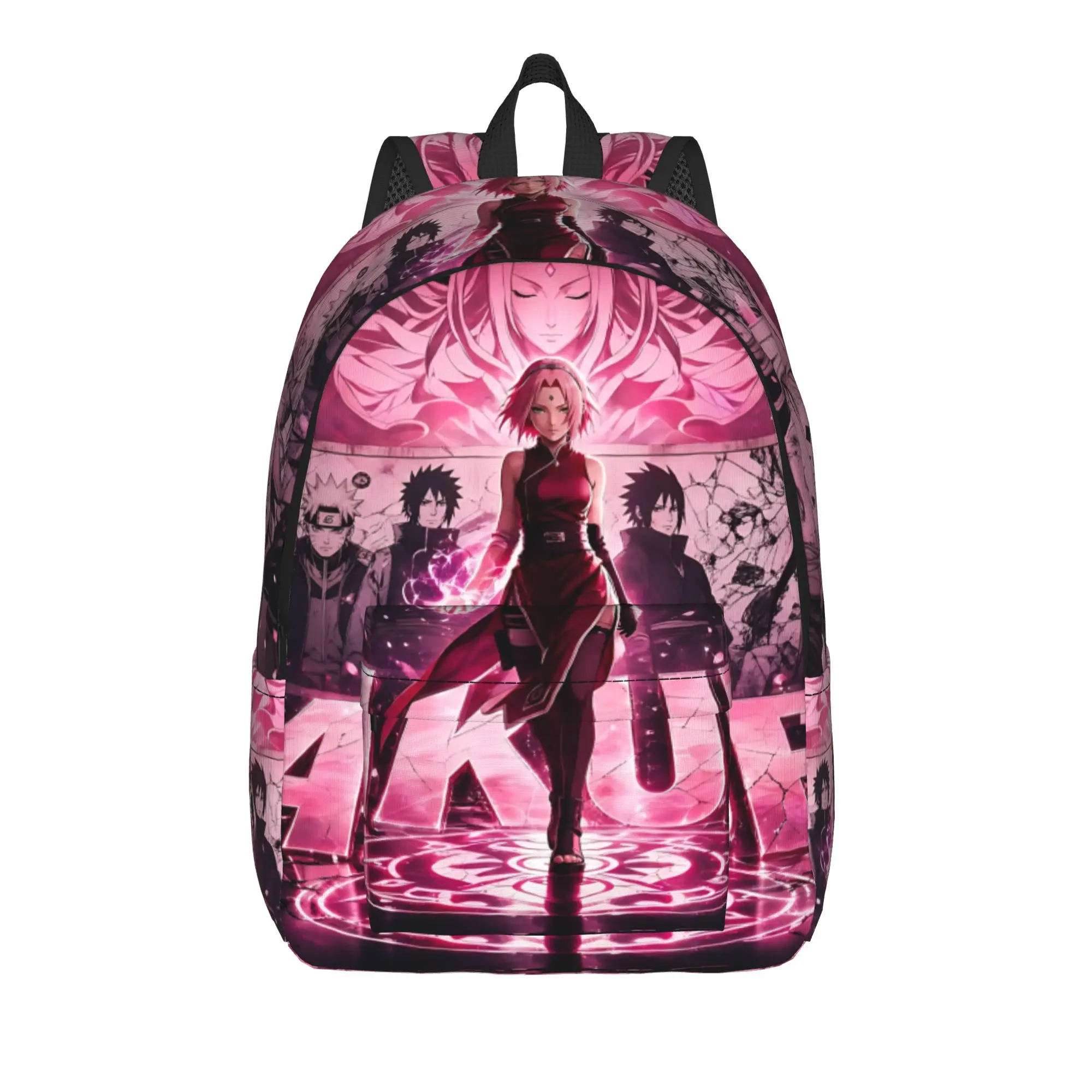 Fashion Naruto Anime Theme Backpack  Mochilas High Street For School Sturdy Shoulder Rucksack