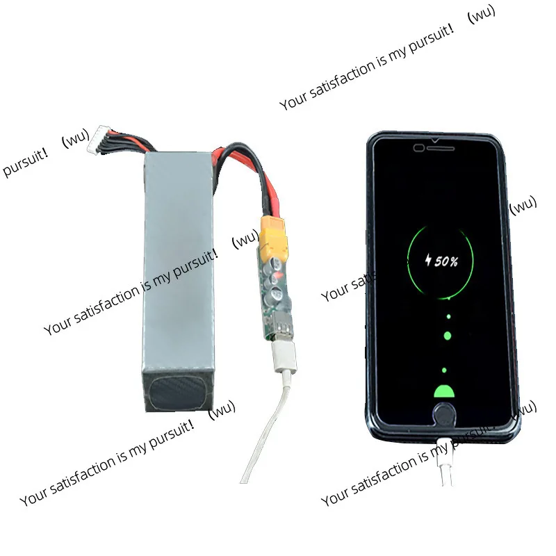 3S-6S Lithium Battery XT60 Converter USB Fast Charging for Android iPhone