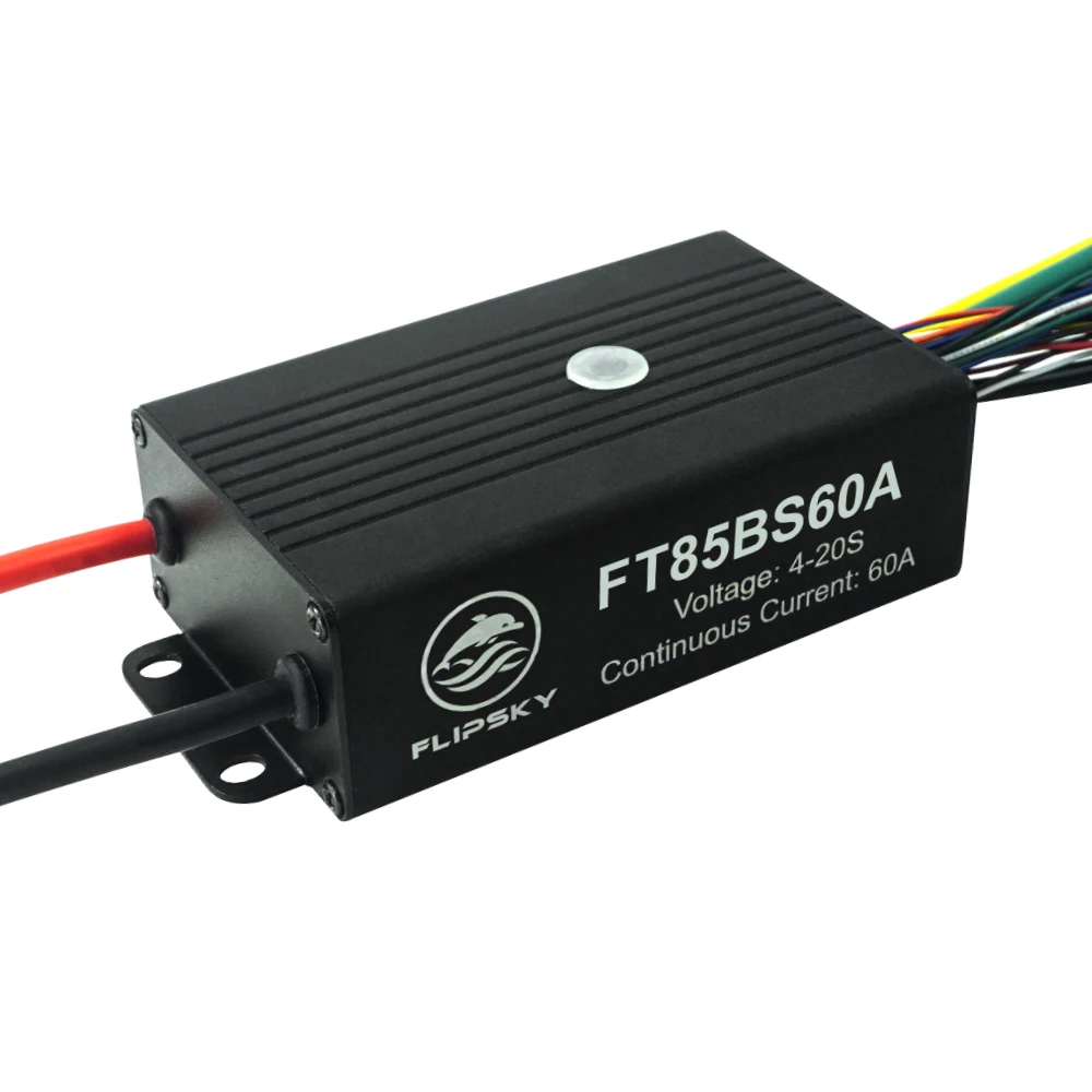 Flipsky FT85BS V2.0 ESC 4-20S 250A mit Aluminiumgehäuse, nicht VESC-kompatibel, für Elektro-Skateboard, Scooter, E-Bike, Geschwindigkeitsregler