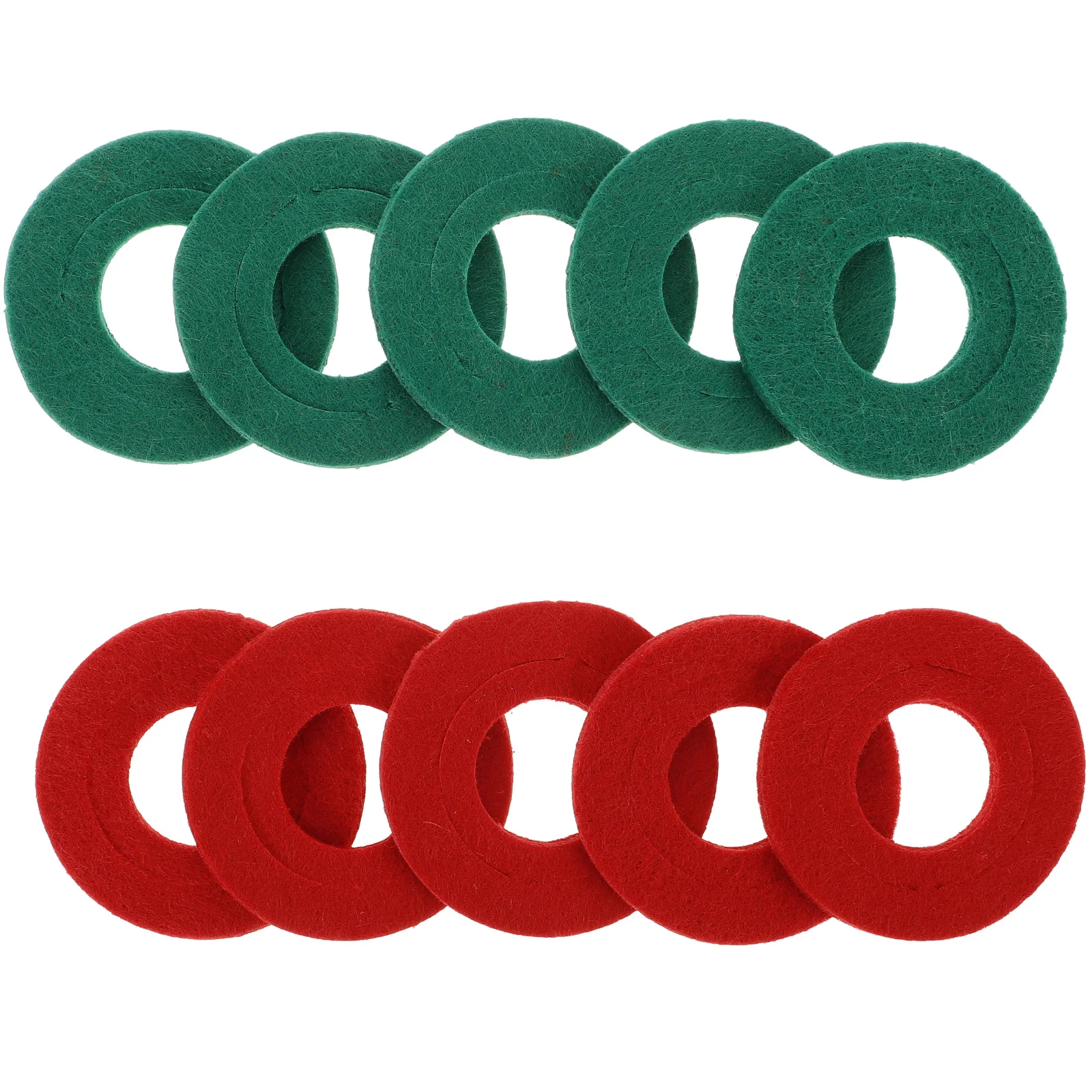 

10pcs Terminal Fiber Washers Red Green Durable Protection For Automotive Marine Equipment Maintenance Shims Pad