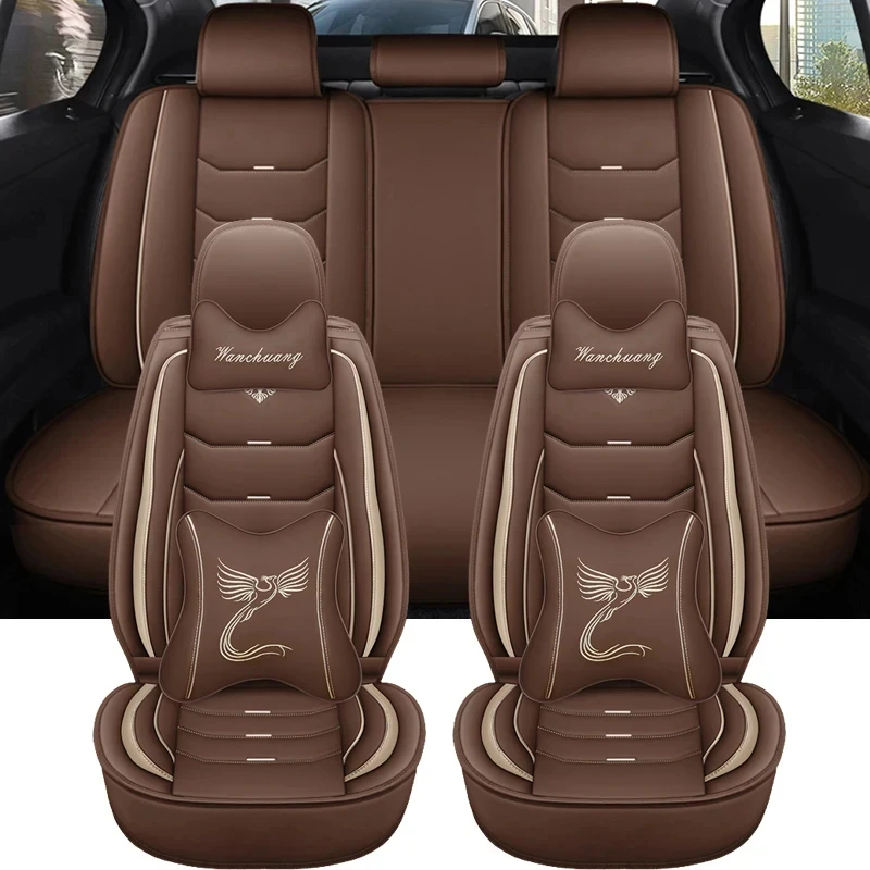 

WZBWZX Universal leather Car Seat Cover for Citroen all models C4-Aircross C4-PICASSO C6 C5 C4 C2 C-Elysee car accessories