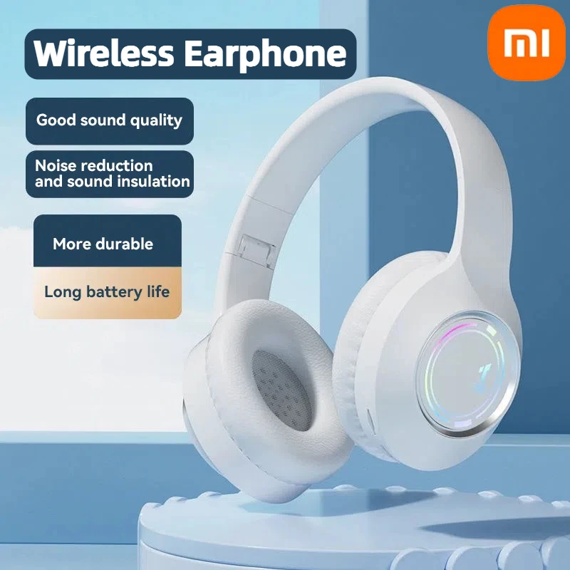 Xiaomi-Bluetooth 5.3ワイヤレスヘッドマウント,ゲーミングヘッドフォン,ステレオ,hifi,ノイズリダクション,長いバッテリー寿命