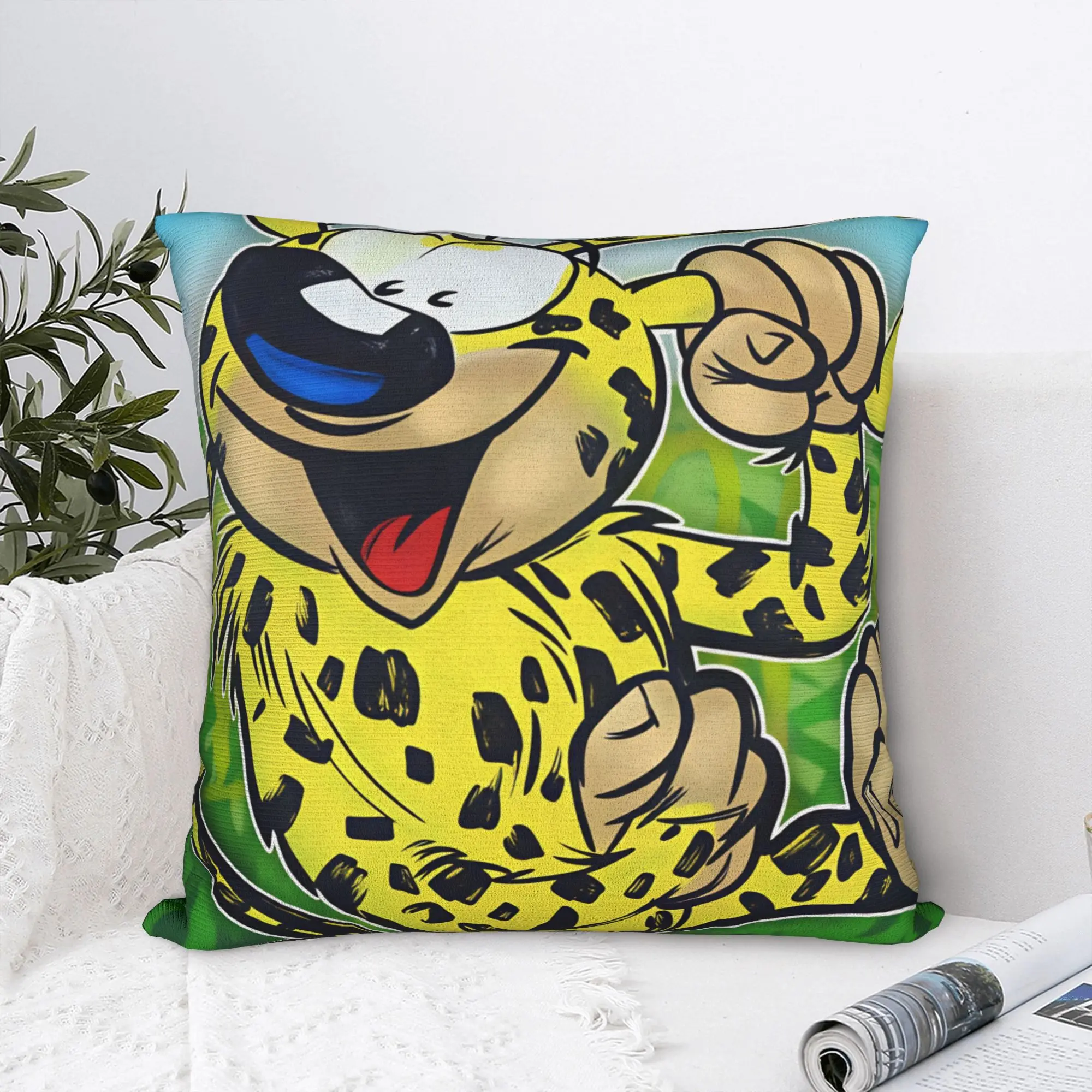 Funny Marsupilamis   Pillow Case  Design Pillow Cover For Couch Sofa Bedroom Retro Trendy Cushion Cover