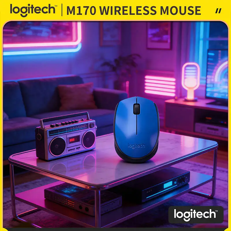 

Беспроводная оптическая мышь Logitech M170: 12 месяцев автономной работы, дальность 10 м, защита от помех, для работы с несколькими устройствами в офисе