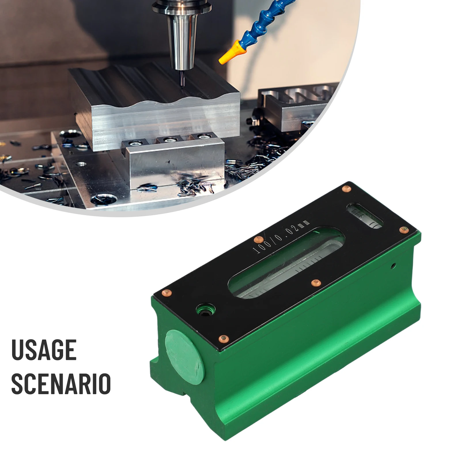 

100mm 0.02mm Benchwork Machine Tool Debugging Bar Level Industrial Measuring Tool Precisions Scale Bubble Level Level Ruler