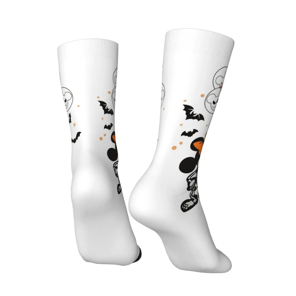 الرجال الجوارب هالوين ميكي وميني خدعة أو علاج اليقطين جوارب الخريف لينة تنفس الجوارب تشغيل المضادة للانزلاق الجوارب #3