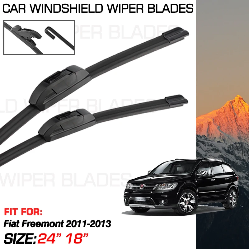 

Auto Wipers For Fiat Freemont Dodge Journey Dodge JC 2011-2013 2012 Accessorie Windshield Washer Brush Cleaning Blades Brushes