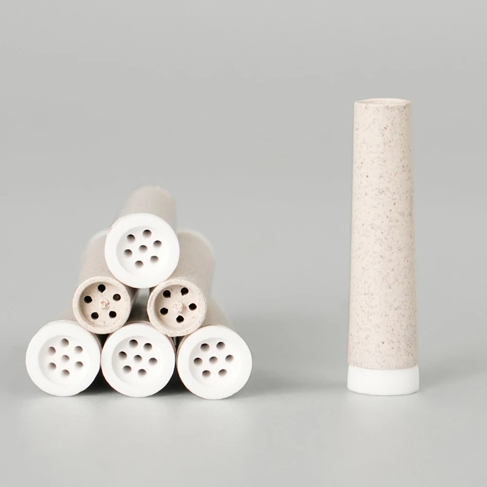 10/150 Packs Smoke Filter Tips Degradable Plastic Caps Cone Shaped 5~7MM Carbon Filter Tips image 4