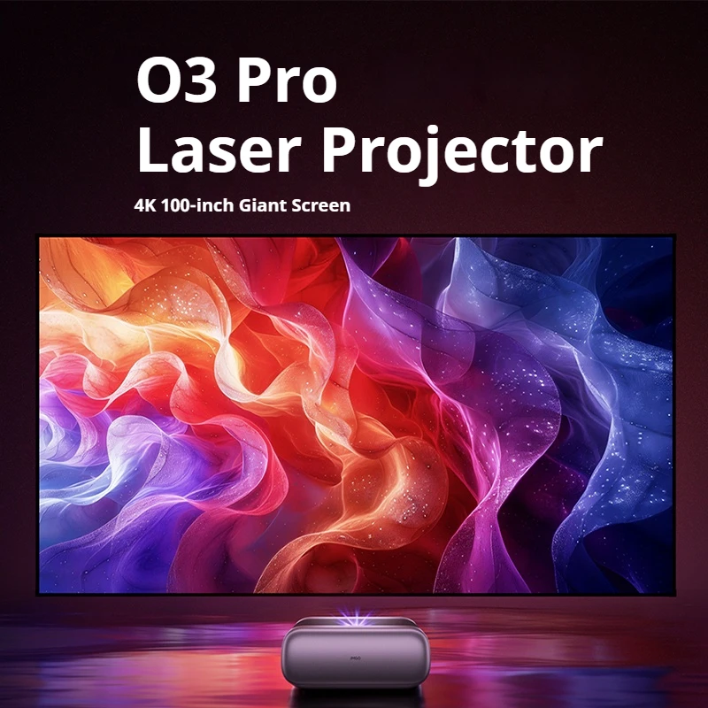 JMGO O3 PRO Ultra Short Throw 2600 ISO Lumen Projector Laser Projector 4K Smart TV Mini Office Intelligent Home Projectors