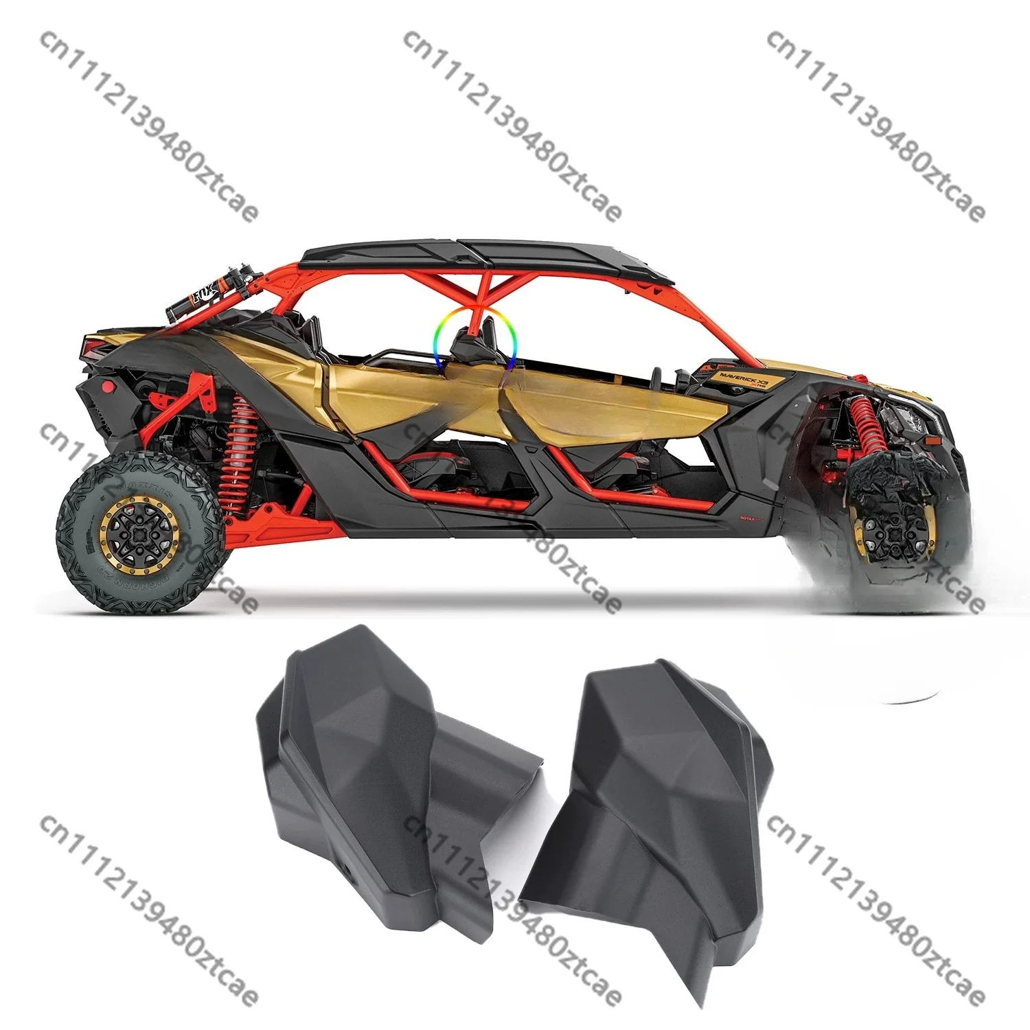 B-pillar Decorative Cover Corner Trim Plastic Exterior Decor Parts Durable Modified Accessories Fit Off Road Vehicle Hot Selling