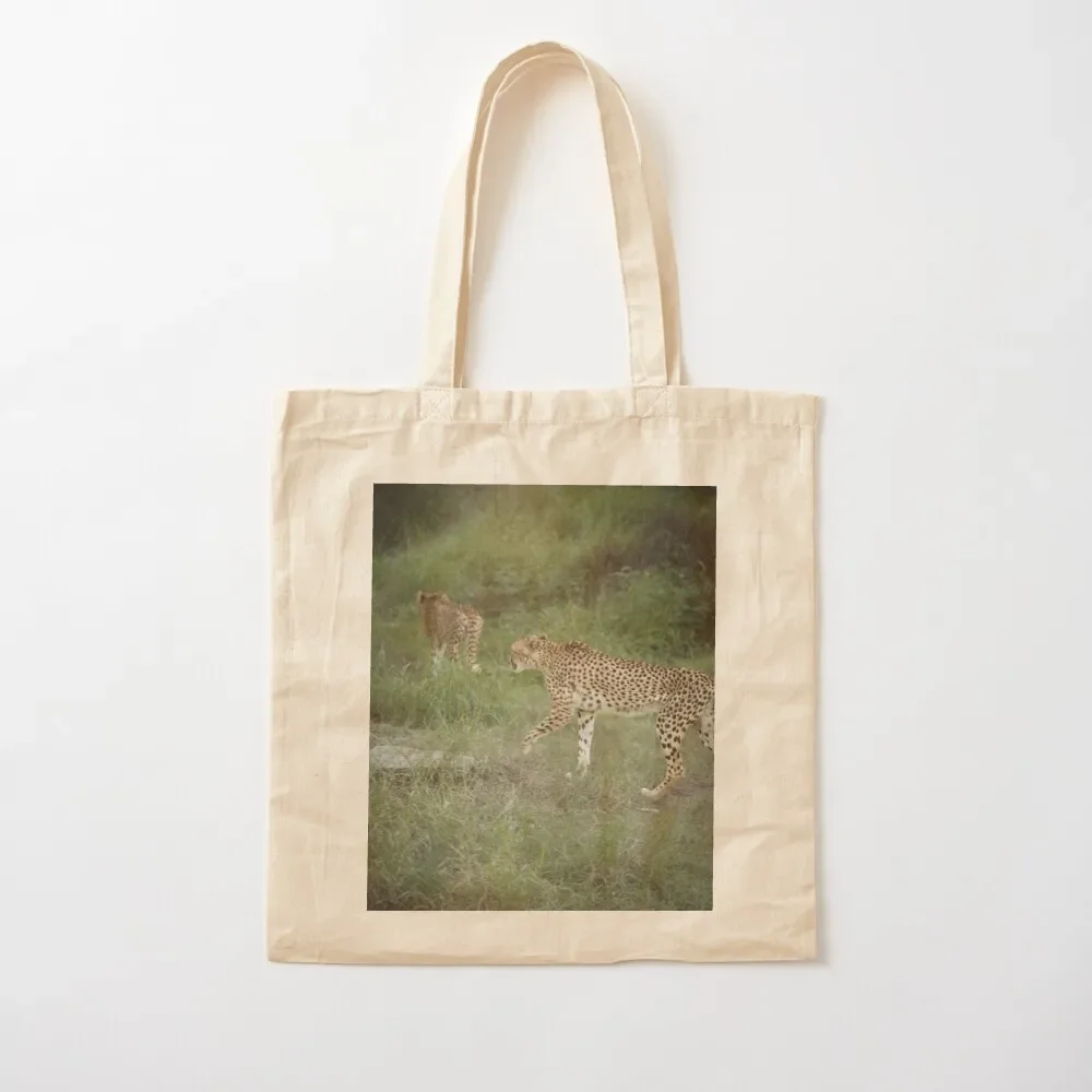 

2 Cheetahs Tote Bag tote bags aesthetic tote bags men Women