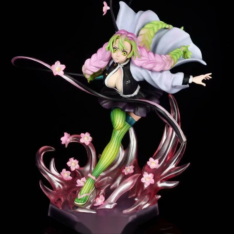 Demon Slayer Kimetsu No Yaiba, Kanroji Mitsuri, Serie Resonancia de los Nueve Pilares, Figura GK Hecha a Mano, Modelo de Anime Sakura, Regalo