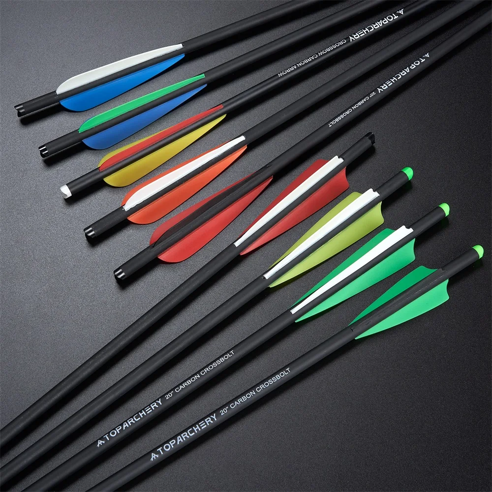 

24/36/48pcs 20" Bow Mixed Carbon Arrow 8.8mm 125grain Removable Tips for Bow Under 250lbs Sport Target Shooting Arrows