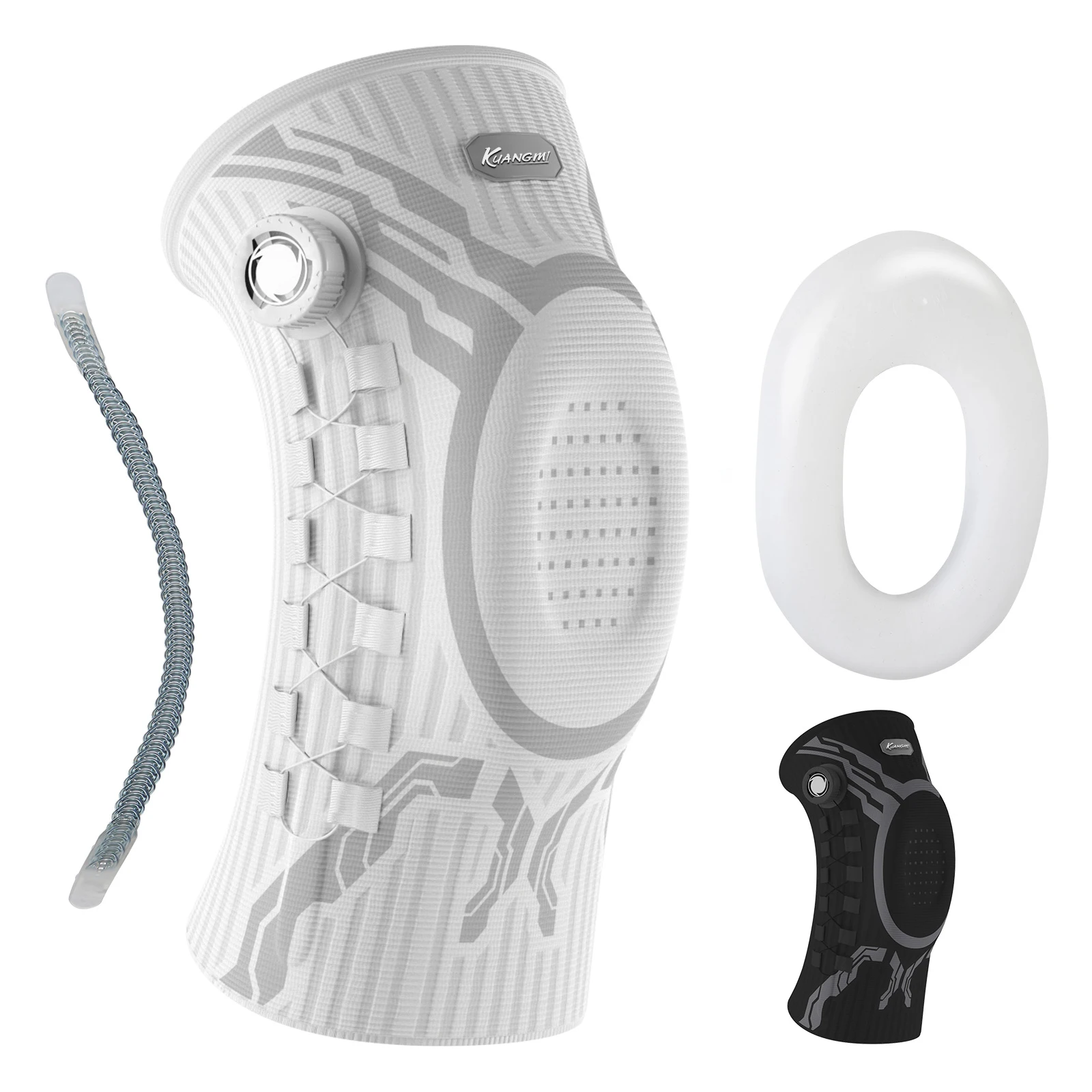 

Kuangmi Knee Brace Stabilizer with Adjustable Mechanical Knob - Support for Running, Sports, MCL/LCL Injuries