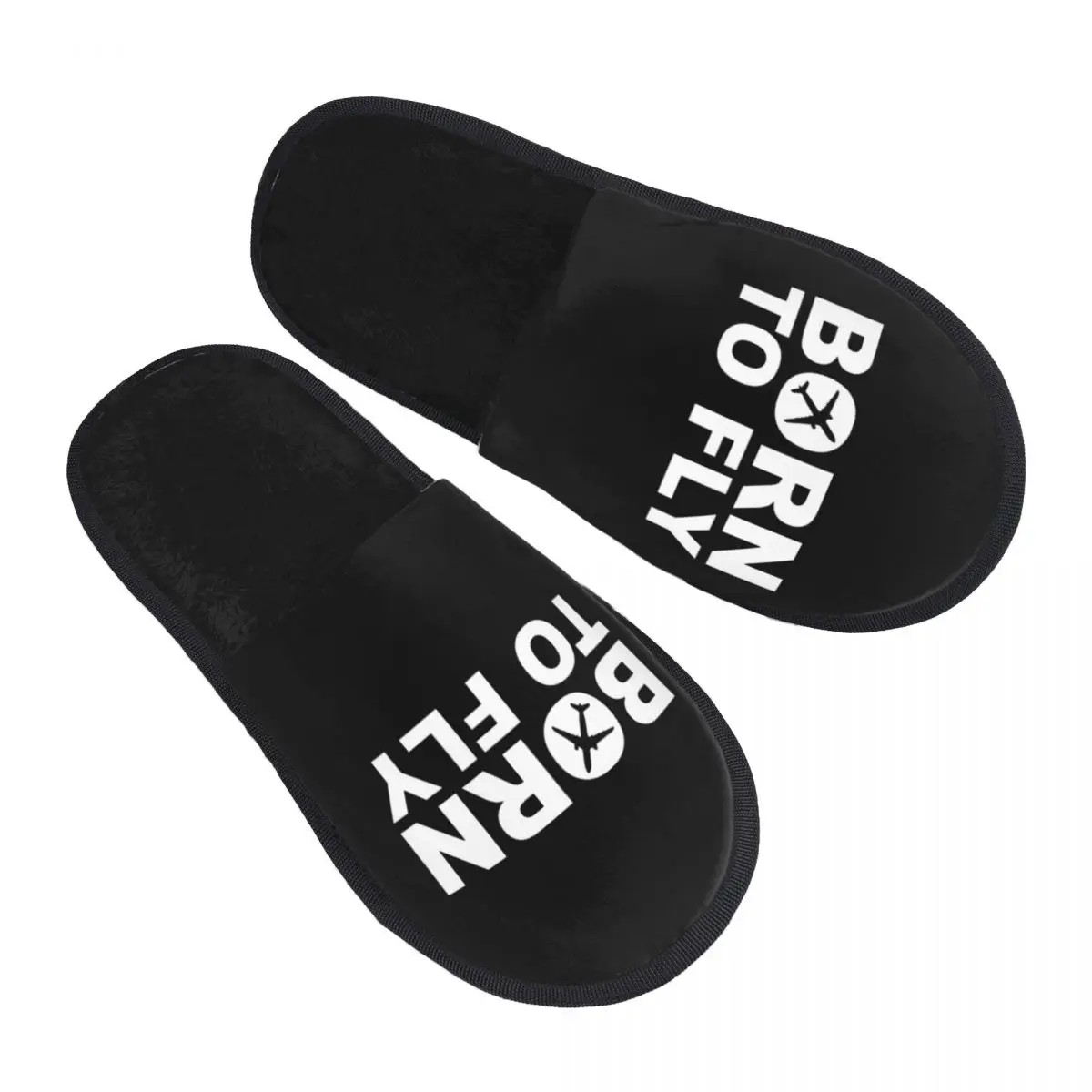 

Индивидуальные тапочки для гостей отеля «Born To Fly»: пилотские, авиационные, для женщин, в подарок авиатору, домашние тапочки