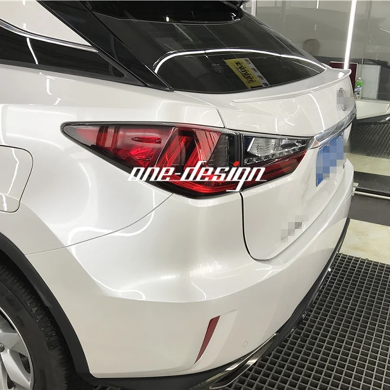 FRP And carbon fiber Unpainted Color Rear Trunk Boot Wing Rear Lip Spoiler For Lexus RX200t RX450h RX 2016 2017 2018 Car Styling