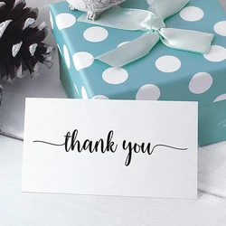 50pcs Thank You For Your Order Card Custom Write Your Business Card Small Business Gifts Decoration Goods Follow Card