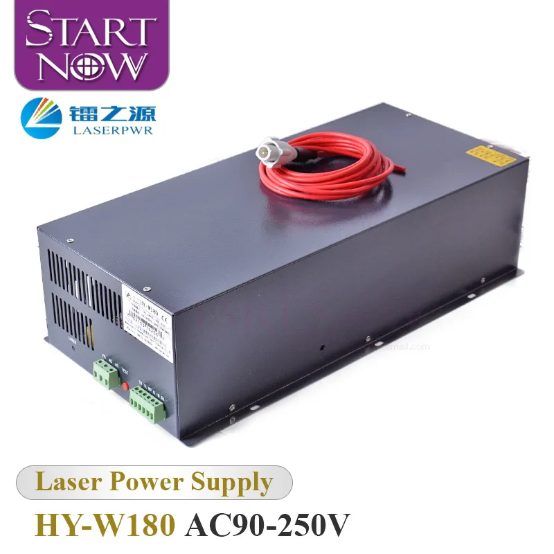 HY-W180 CO2 Laser Power Supply With Voltage Stabilization Function 150W 180W PSU Device 110V 220V Laser Source