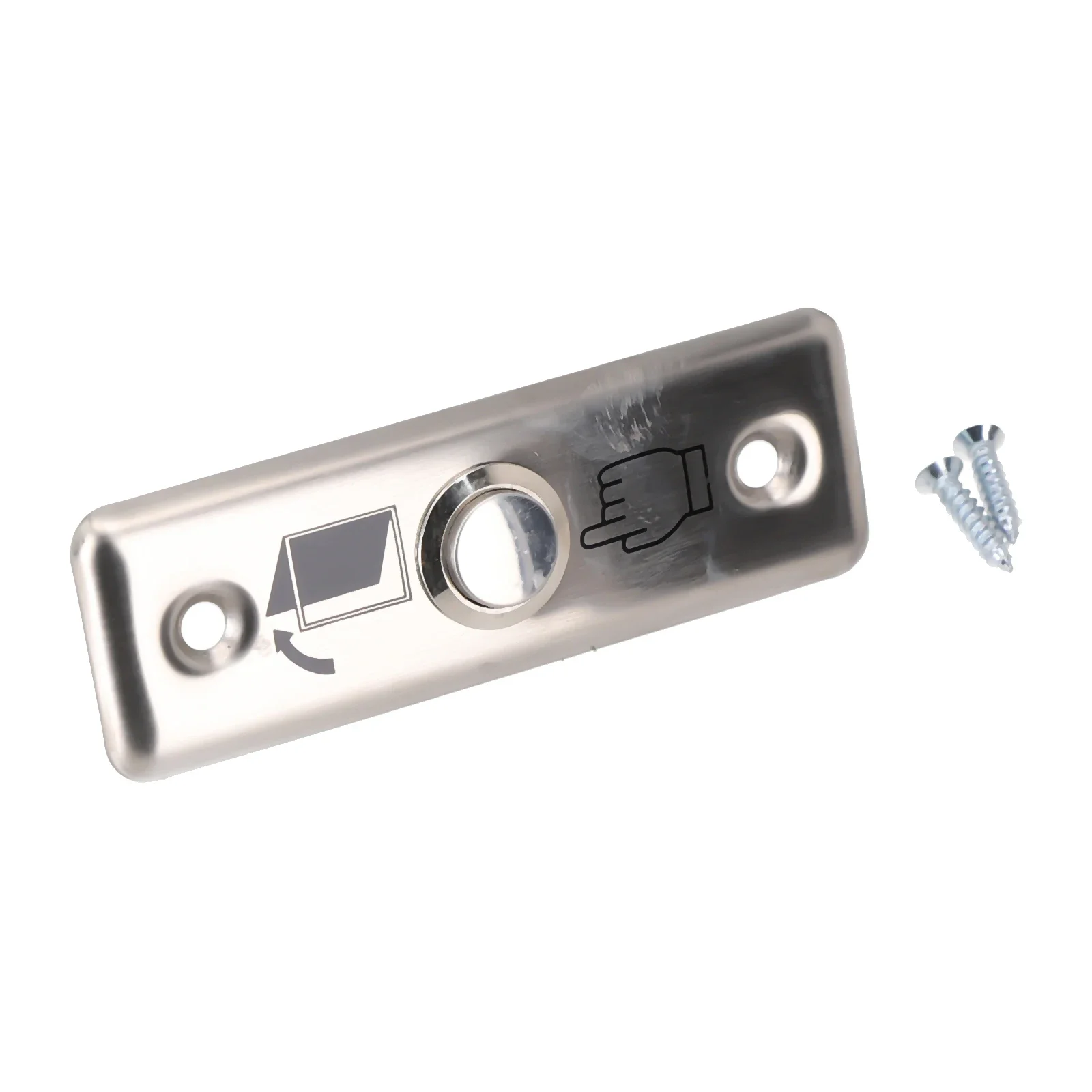 1 pc botão interruptor da porta para controle de acesso interruptor da porta de aço inoxidável saída fina botão liberação sistema inteligência da família