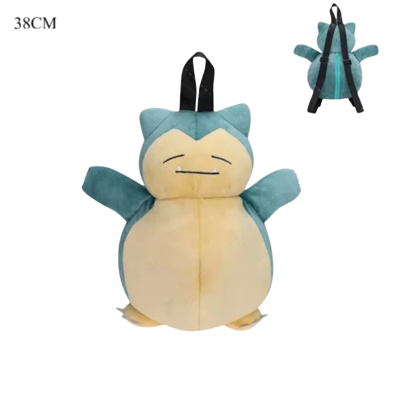 Nueva mochila de Pokemon Gengar, encantadora bolsa de felpa de estilo japonés, mochila para snorlax Eevee Ho-Oh, mochila escolar, accesorios de Cosplay, regalos de navidad