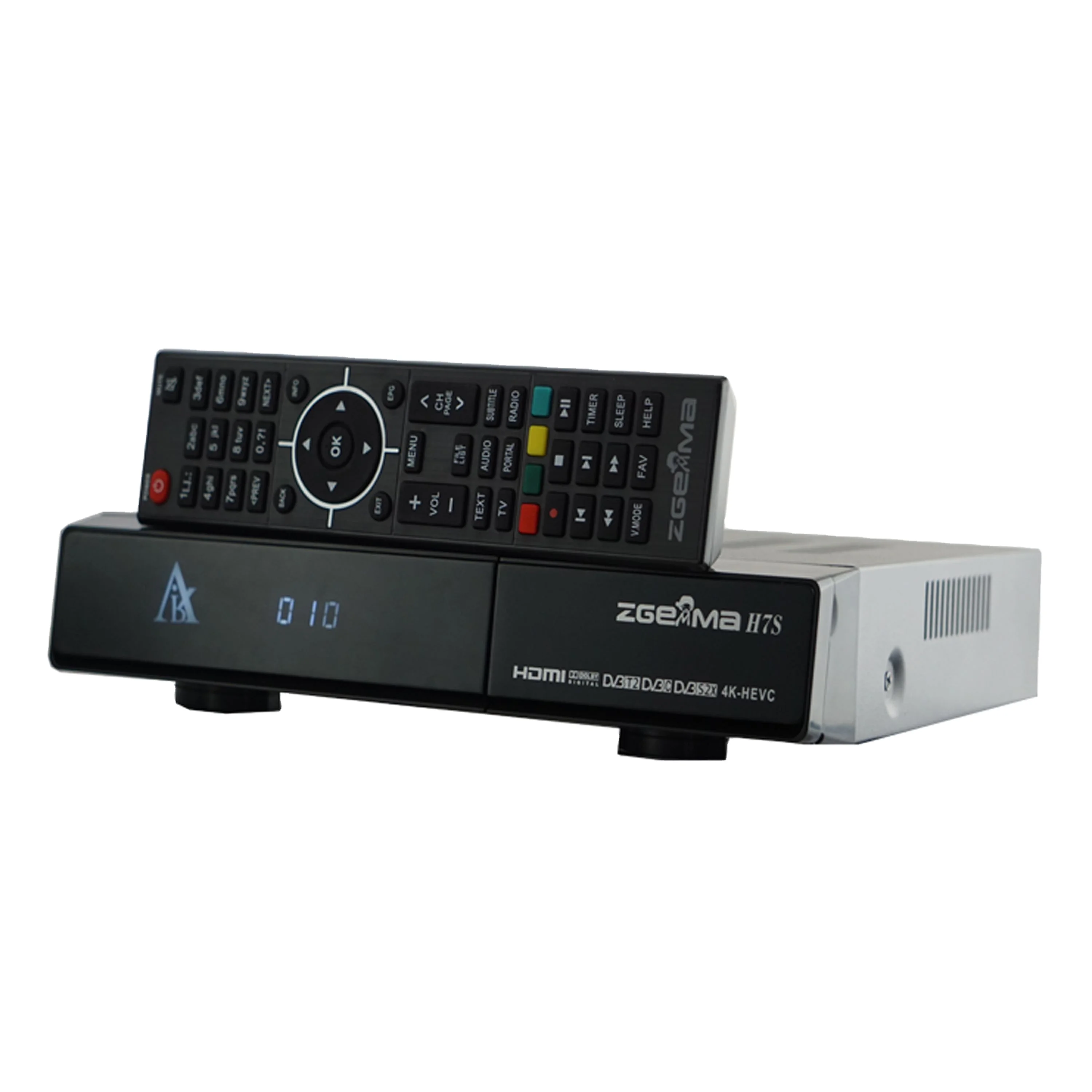 DVB-S2/S2X + DVB-T2/C combo tuner Support 4K- 2160p  Enigma2 linux Satellite receiver tv decoder Zgemma h7S