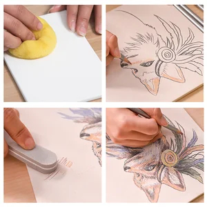 10色/セット陶器アートアンダーグレーズカラーペンシルボックス箱付きDIYセラミックハンドペイントグレーズチョーク陶器絵画と着色ツール 10ベストセールス陶器の下着-4