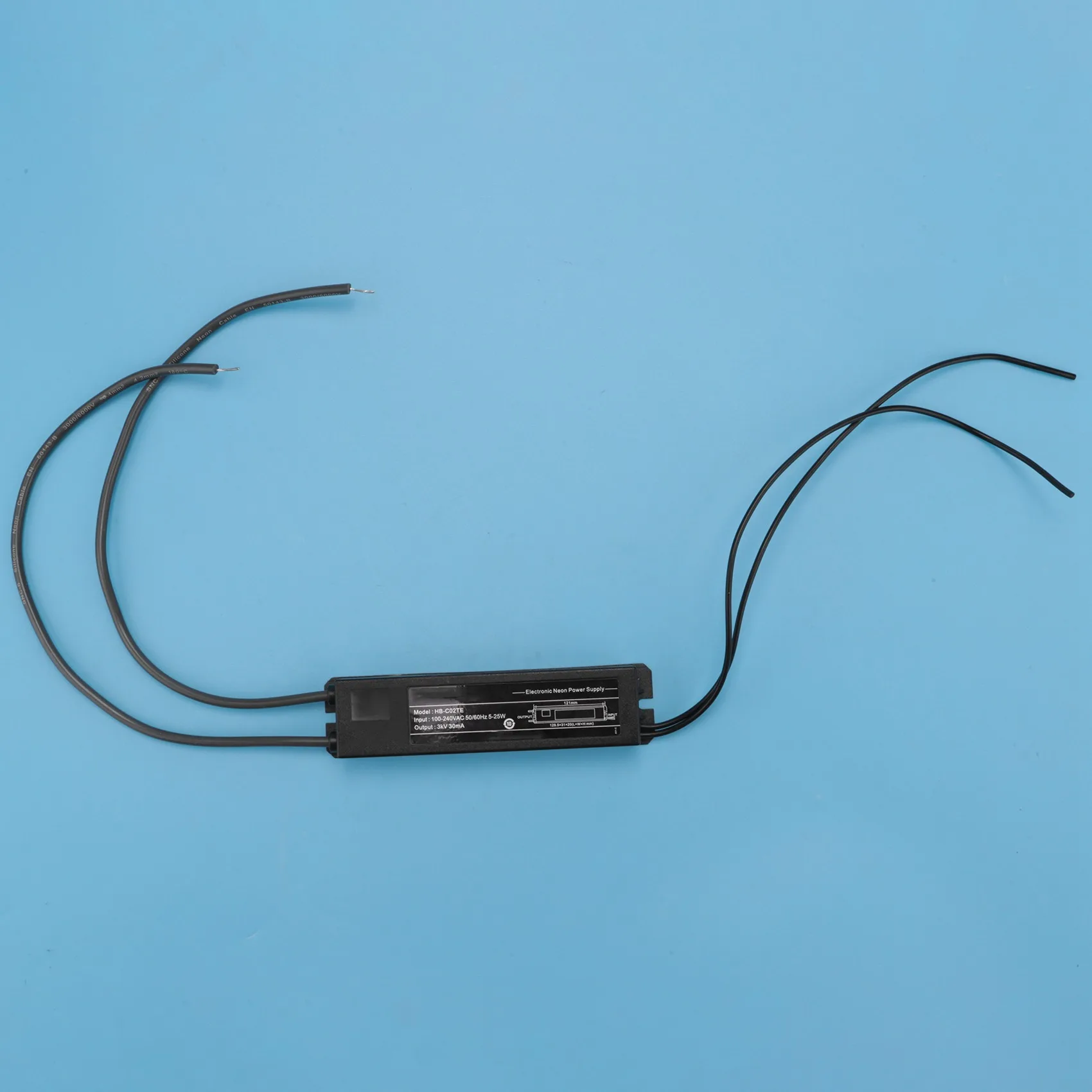 ABWP-Neon Light Sign Electronic Transformer Power Supply Hb-C02te 3Kv 30Ma 5-25W Fit For Any Sizes Of Glass Neon Light Sign