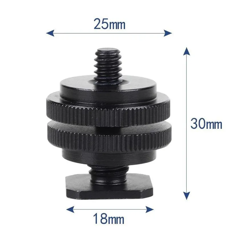 50 Cái/lốc 1/4 "Đến 3/8" 5/8 Nam Đến Nữ 2 Lớp Ren Vít Mount Adapter Chân Máy Đĩa Vít cho Đèn Flash Máy Ảnh Tripod Mic