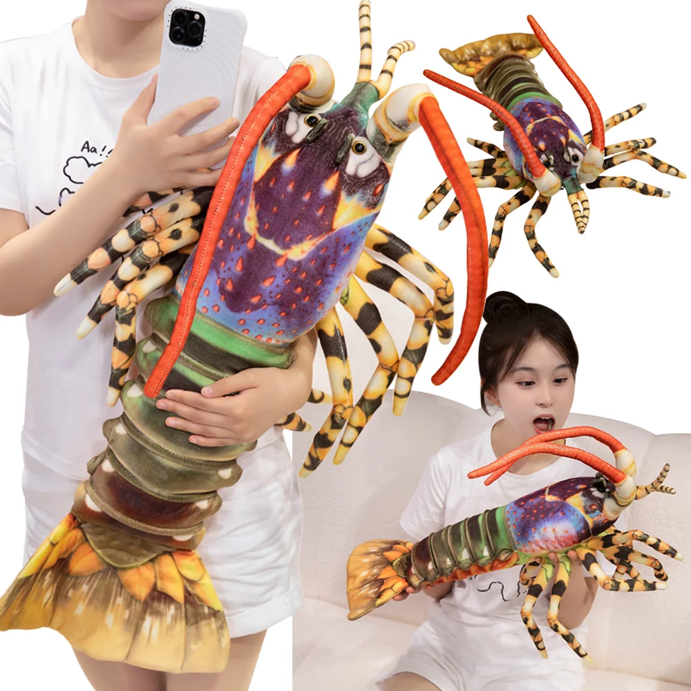 

55/78 см имитация австралийской раков, плюшевая игрушка, реалистичные австралийские куклы-лобстеры, мягкая подушка с животными, подарок на день рождения