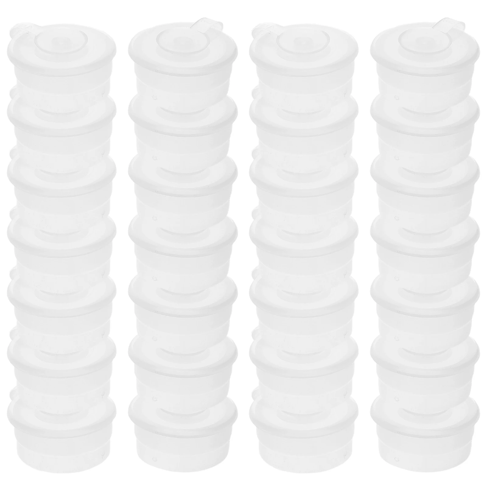 

100Pcs Bottle Pourer Spouts Drip Filter Design Fits 5Oz 10Oz Sauce Bottles Slow Controlled Pour Kitchen Condiment Bottle Cap