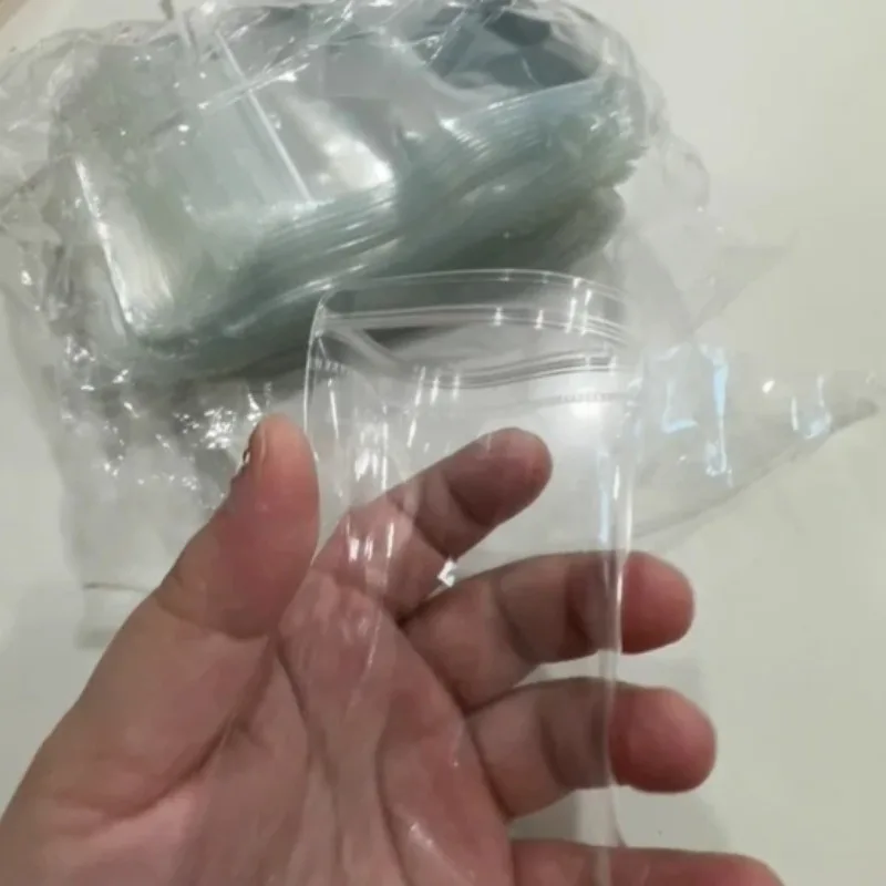 10/100 قطعة صناديق تخزين المجوهرات الراقية مع أكياس مختومة سميكة شفافة من مادة PVC المضادة للأكسدة #4