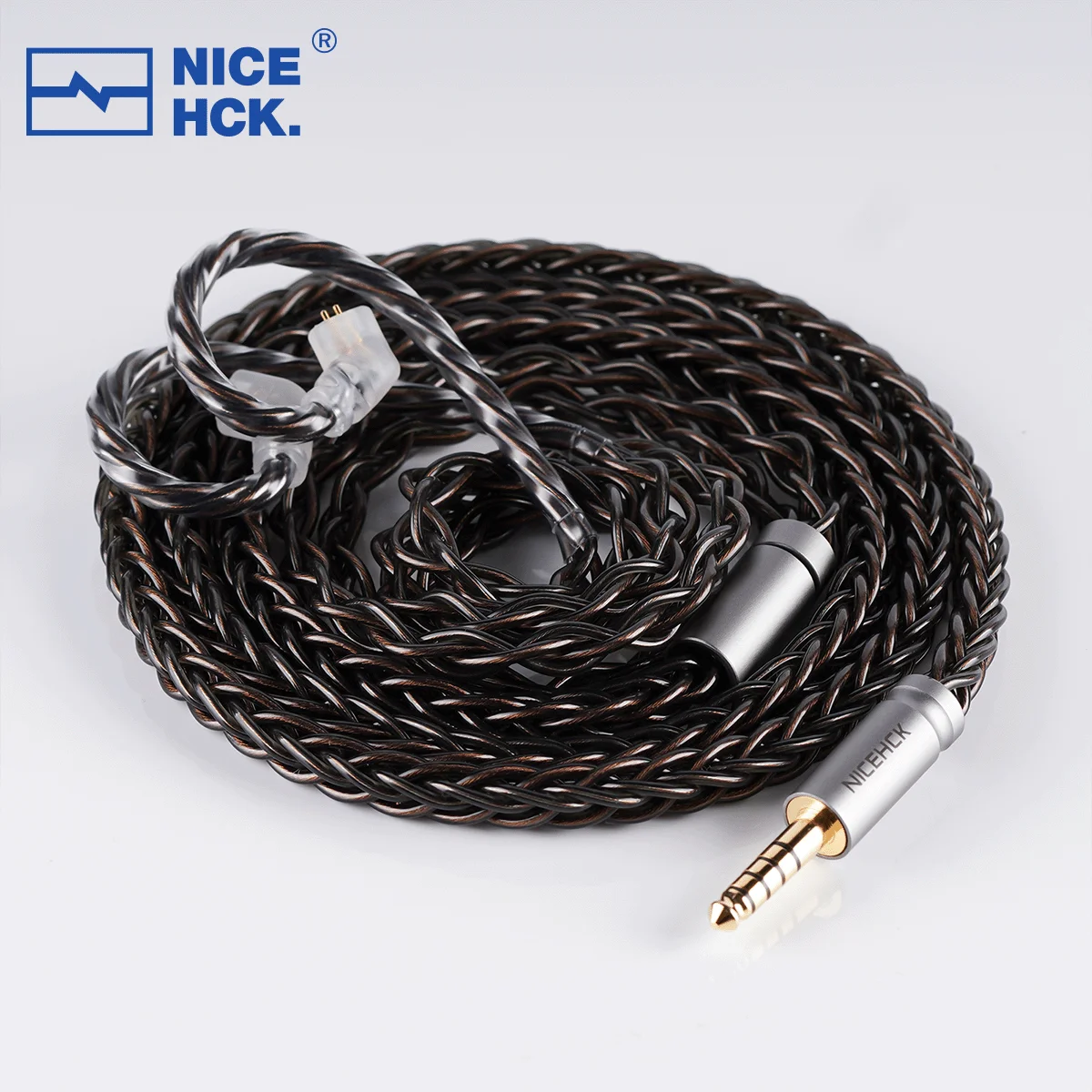 NICEHCK MoonDusk HiFi Earphone Upgrade Cable Three High-End Conductors Mixed Replace Wire 2Pin/QDC for Rockies NX8 Vader Pro IEM - Image 5