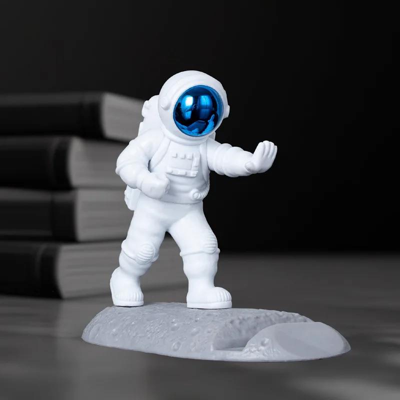 

Cartoon Spaceman Desktop Stand Parlor Desktop Ornament Cute Astronaut Phone Holder Universal For iPhone For Samsung