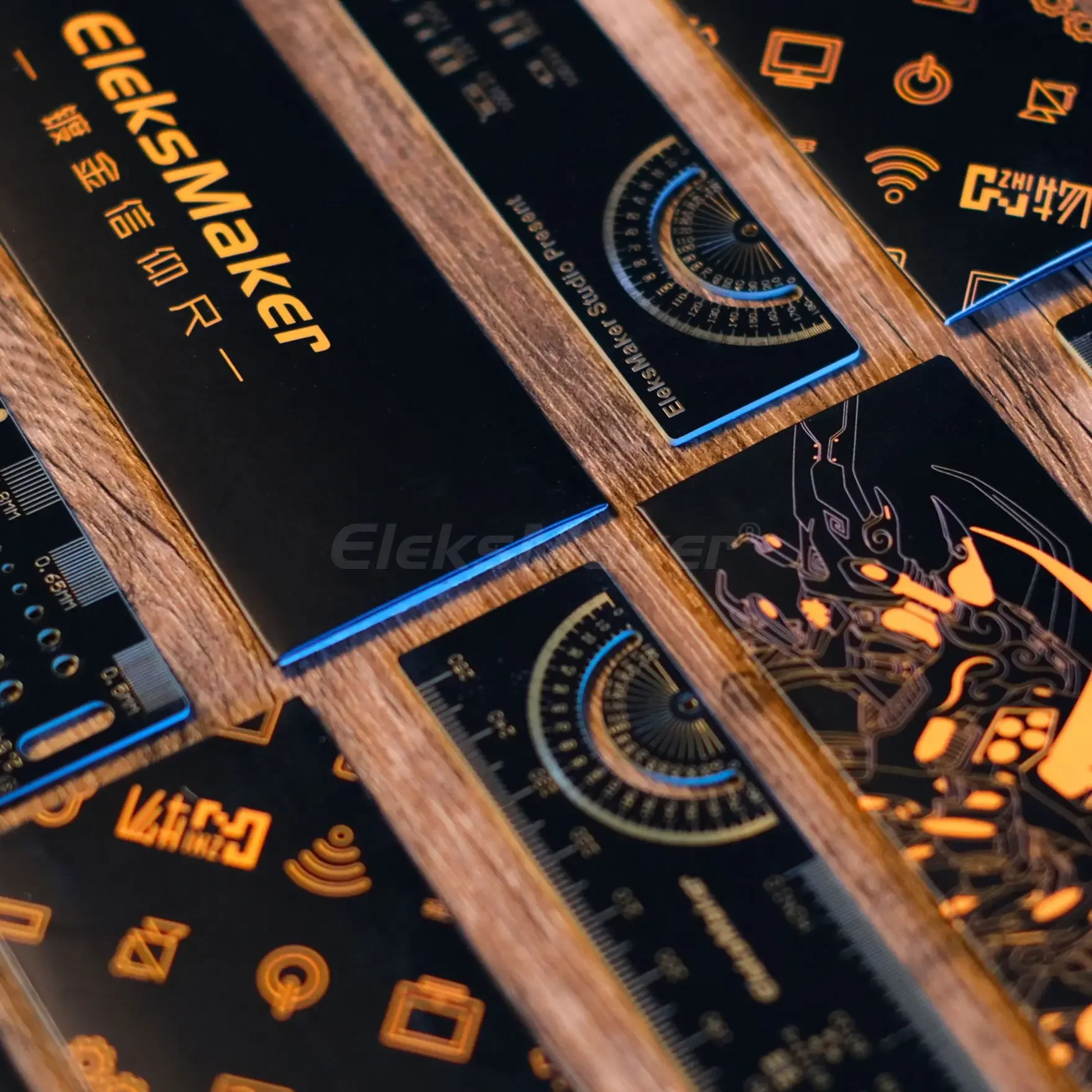 EM EM |   Régua de pacote pcb, entusiastas eletrônicos, régua de fé, ferramenta de design criativo, personalização de presente para namorado