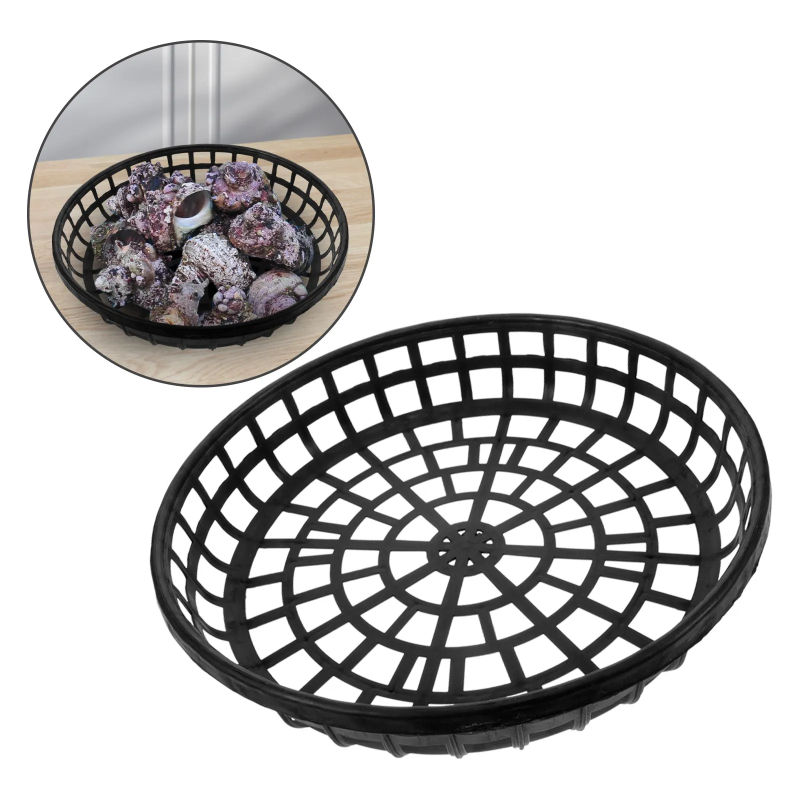 

4Pcs Aquaculture Cultivating Basket Durable Plastic Shellfish Farming Oyster Scallop Abalone Trepang Breeding Container