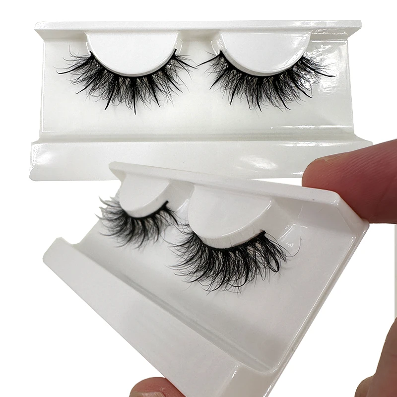 Comic wet eyelashes lashes wholesales high quality 100% Cruelty Free Lashes Handmade Reusable Short Natural Eyelashes