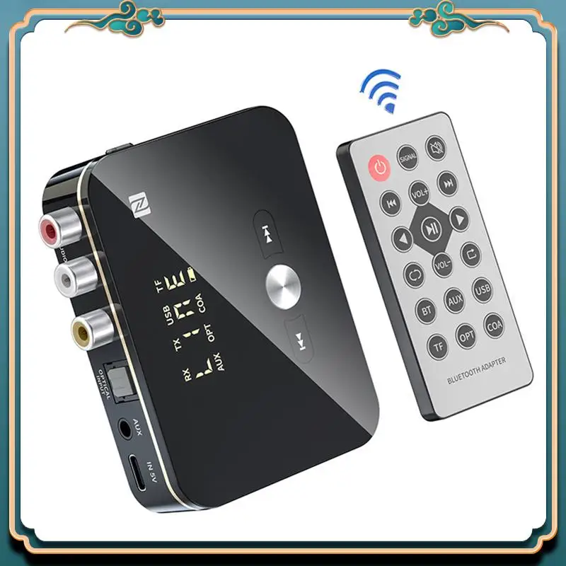 

ABJG-1 Set NFC Digital Display Bluetooth Adapter NFC Bluetooth 5.0 Receiver Transmitter